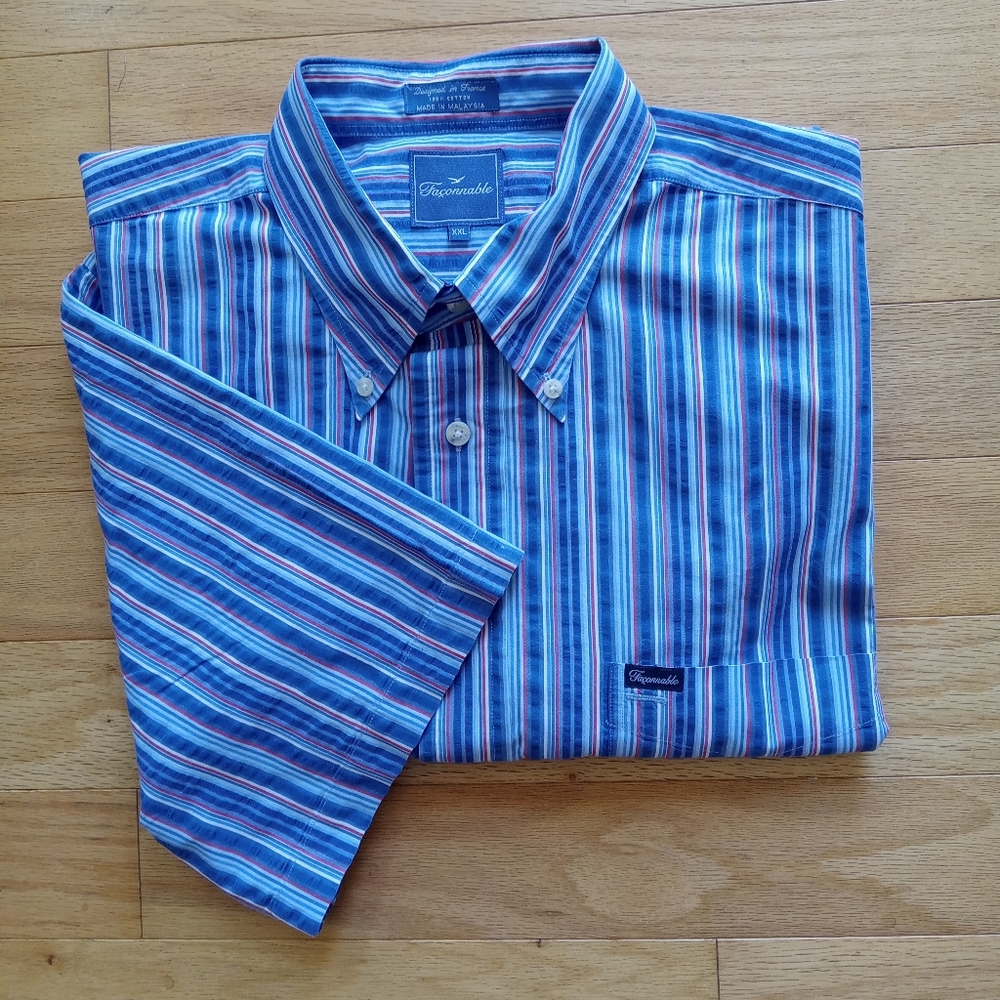 Men's short sleeve button down shirt - Big & tall